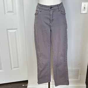 Anthropologie Pilcro Womens Mid Rise Preppy Crop Ankle Straight Stretch Jeans 30